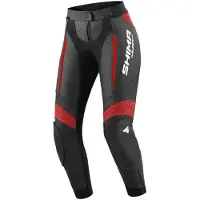 SHIMA Miura 2.0 Damen Schwarz Rot Motorrad Lederhose Größe 40