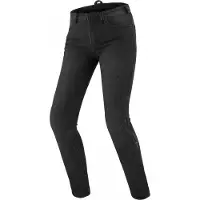 SHIMA Metro Damen Schwarz Motorrad Jeans Größe W30/L32