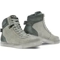 SHIMA SX-2 Evo Perforierte Grau Motorrad Schuhe Größe 45