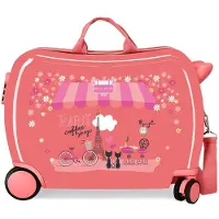 Roll Road Unisex für Kinder. 4849821 Kinderkoffer Coffee Shop Coral -38x50x20cm (OSFA), Lässig, Rosa, ABS/Polykarbonat, Kabine, Koralle, Kin