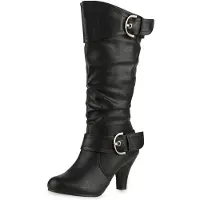 Van Hill Elegante Damen Stiefel Warm Gefütterte Winter Boots Schuhe 98232, Farbe: Schwarz, Größe: 39