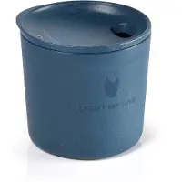 Light My Fire MyCup'n Lid short Trinkbecher hazyblue