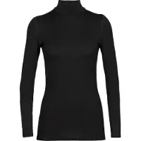 Icebreaker - Merinowolle-Unterhemd &ndash; Damen / Frau &ndash; W Merino 260 Tech LS Turtleneck - W Merino 260 Oasis LS Turtleneck Black für Damen aus