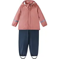 Reima Regenkleidung m. Träger - Tihku - PU - Rose Rouge - - 6 Jahre (116) - Regenkleidung