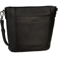 Chesterfield Leder Umhängetasche Schultertasche Fintona Shoulderbag Black schwarz