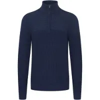11 Project Strickpullover Herren Baumwolle blau, S 698550-0001-09900
