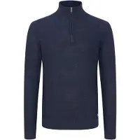 11 Project klassischer PRTillmann Fine Herren Troyer mit Stehkragen Pullover 21301005-ME-1940101 Blau