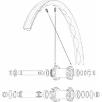 Mavic Deemax S 29´´ Speichen