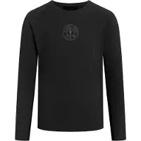 GOLD´S GYM APPAREL Greg - Men's Fitted Compression Longsleeve Black Größe: M | Sportshirts Outlet | Herren | Schwarz