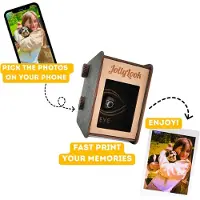 JollyLook EYE Digital-analoger Sofortbilddrucker, Farbe braun