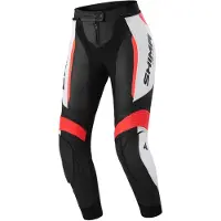 SHIMA Miura 2.0 Damen Schwarz Weiß Rot Motorrad Lederhose Größe 38