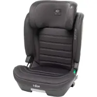 4Baby | Kindersitz - Kindersitz ab 3 jahren - ISOFIX, i-Size, 15-36kg, 105-150 cm, verstellbare Kopfstütze, Montage vorwärts - Grau - App-Fix