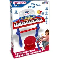 Bontempi Elektronisches Spielklavier mit 37 Tasten und Mikrofon
