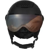 STX Skihelm Helmet Visier JR Black-52 - 54 cm