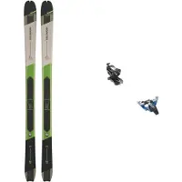 Salomon - Tourenski - Tourenski Set Mtn 86 Pro Pastel Neon Green 2024 aus Holz - Grün