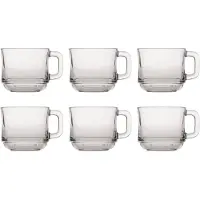Duralex Teeglas 4270C Lys 22 cl - Hartglas Transparent 6 Stück