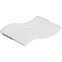 vidaXL Matratze Schaumstoff Mittelweich 140x190 cm
