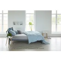 Beddinghouse Topper Hoeslaken Licht grijs (Jersey)-200 x 200/220 cm