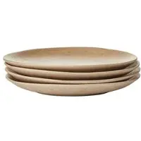 Fonq Mixed Ceramics Frühstücksteller - Ø22 cm - Sand (4er Set)