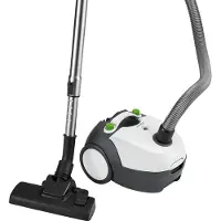 Clatronic Bodenstaubsauger mit energiesparenden 700 Watt | mit 5-fach Mikrofiltersystem | Sauger mit Beutel | Umschaltbare Bodenbürste und Bürsten-/Fugendüse | BS 9019 CB N weiß