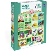 Djeco Geschichtenpuzzle Die drei kleinen Schweinchen,
