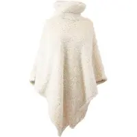 Unique living Poncho dara 80x75 cm taubenweiß