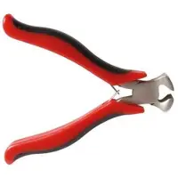 Velleman VT259, Vornschneider, Chrom-Vanadium-Stahl, Kunststoff, Schwarz, Rot, 100 mm