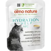 Almo Nature HFC Hydration Help Sardinebrühe mit Sardinen Katzen-Nassfutter (50 g)