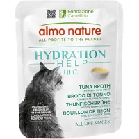 Almo Nature HFC Hydration Help Thunfischbrühe mit Thunfischfilet Katzen-Nassfutter (50 g)