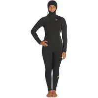 Billabong Synergy 5/4 Mm Damen-langarm-neoprenanzug Mit Kapuze Und Brustreißverschluss