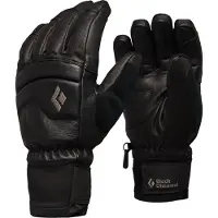 Black Diamond - Freeride Handschuhe aus PrimaLoft - Spark Gloves Black Black für Herren aus Leder - Größe XL - schwarz