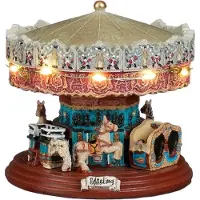 Luville Efteling Karussell funktioniert mit Batterien h8.5xd9 cm Efteling Weihnachten (multi)