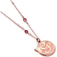Wicked Glinda Logo Necklace Rose Gold
