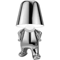 Luxus - Bins Brother Tischlampe - Silber - Mr Why