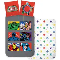 Javoli Avengers Symbols Bettwäsche-Set 140×200cm, 70×90 cm