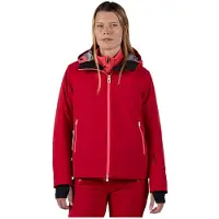 Rossignol - Isolierende Skijacke aus Primaloft - W Blackside Jacket Ruby Red für Damen - Größe M - Rot
