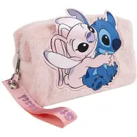 Disney Group Leather Stitch & Angel Kosmetiktasche Rosa Rosa One Size