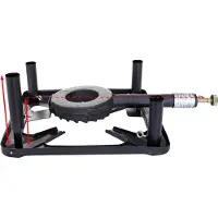 All'Grill Hockerkocher-Set (gross) mit Gusseisengrillschale Ø 45 cm - ohne Zündsicherung