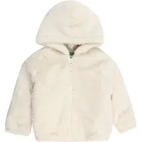 United Colors of Benetton Pelzmantel 2A4SGN03G Écru Regular Fit