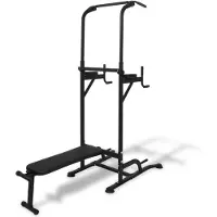 vidaXL Power Tower mit Sit-Up-Bank