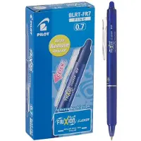 Pilot Tintenroller FiXion Clicker, radierbar, blau, 12 Stück