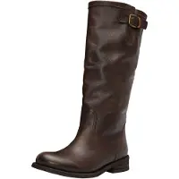 Felmini Halbhohe Leder Bikerstiefel Modell Gredo 6922