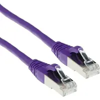 ACT FB2320, 20 m, Cat6a, S/FTP (S-STP), RJ-45, RJ-45, Violett
