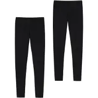 Schiesser Leggings Luxury in Schwarz | Gr.: 42