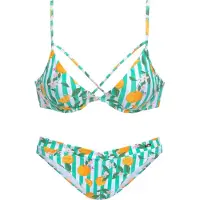 Buffalo Bikini in Hellgrün/ Gelb - 42C-Cup