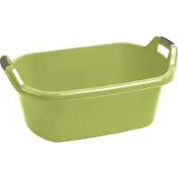 Curver Oval green bowl with 55L handles