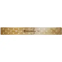 Gladiatorfit Kletterbrett 'Pegboard' 240cm aus Holz 1 St