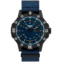 Traser H3 H3 110724 P99 Q Tactical Blue Herrenuhr 46mm 20ATM