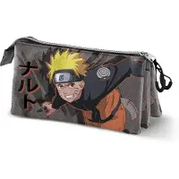 KARACTERMANIA Dreifaches Mehrzweck-Etui Naruto Shuriken HS Fan 2.0 11 x 23 x 7 cm