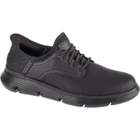 SKECHERS 205046-BBK Herren-Sneaker in Schwarz für Alltag